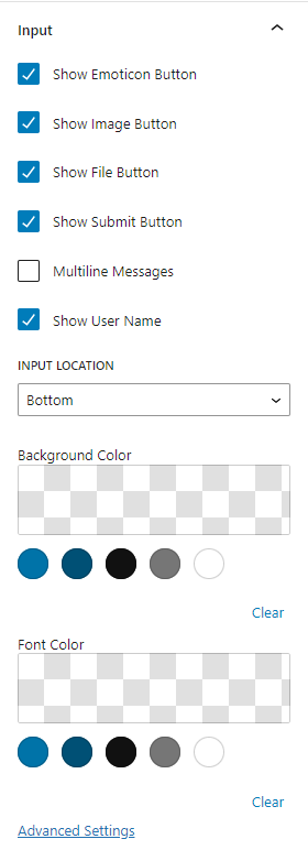 Configuring Wise Chat block