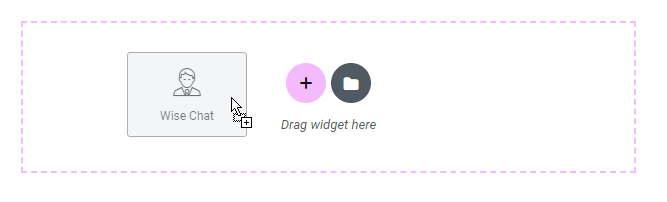 Adding Wise Chat widget in Elementor