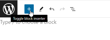 Add block in WordPress