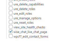 Wise Chat live operator permission